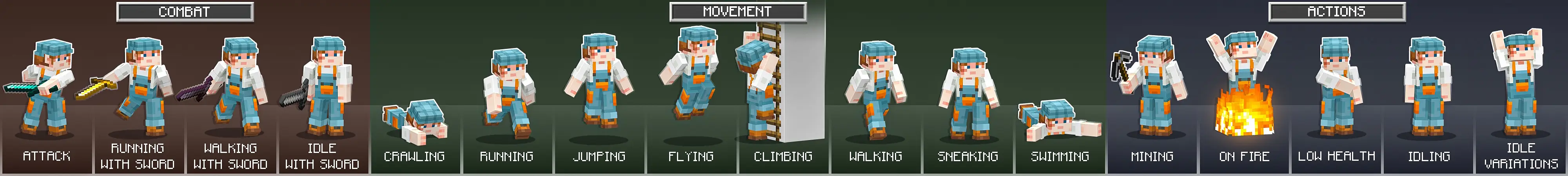 Анимация игрока Add-On panorama