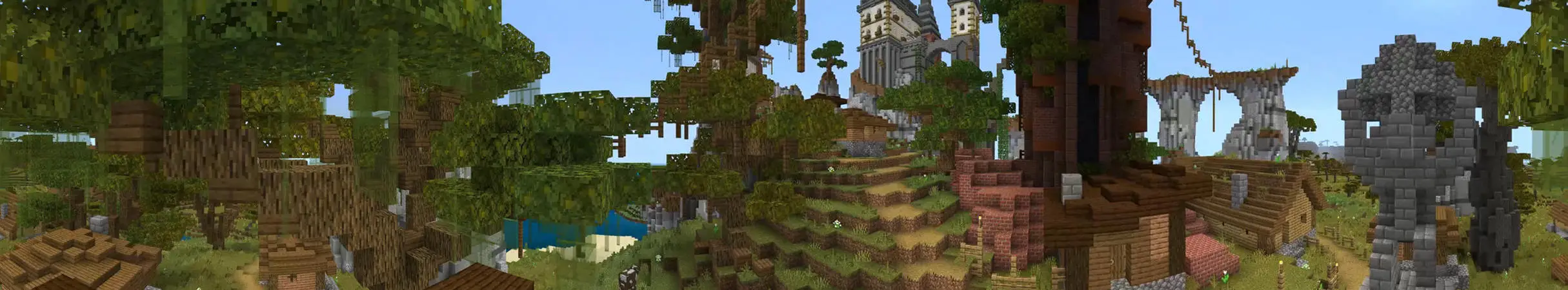 Уютный дом на утесе panorama