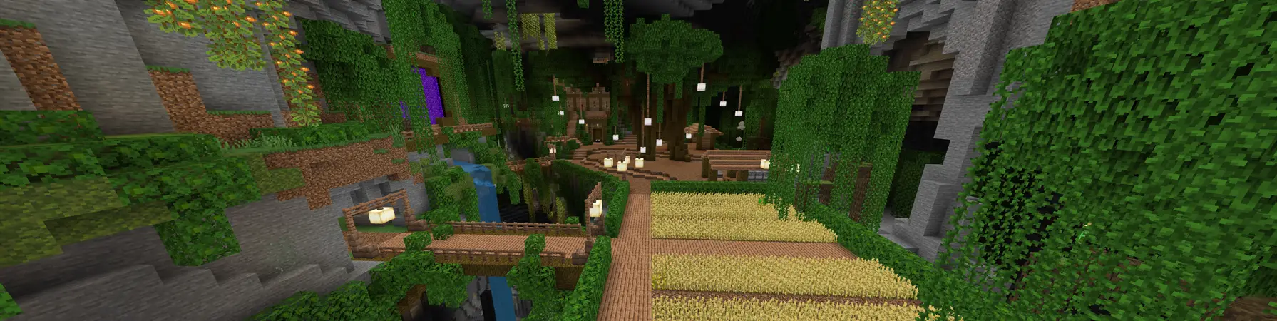 Секретная база в джунглях panorama