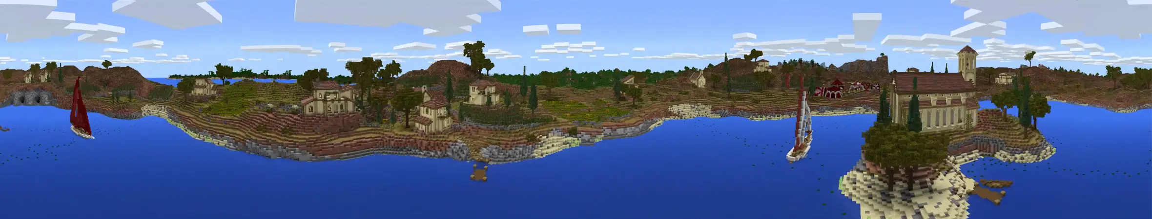 Безмятежное озеро panorama