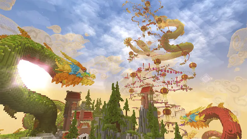 Скриншот Блочный паркур 2 №1