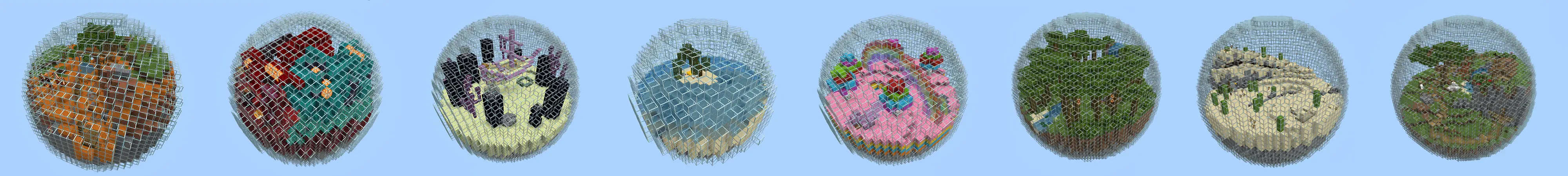 Skyblock: пузыри panorama