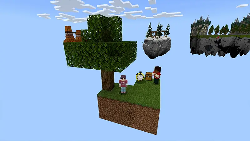 Скриншот Skyblock на скорость №1