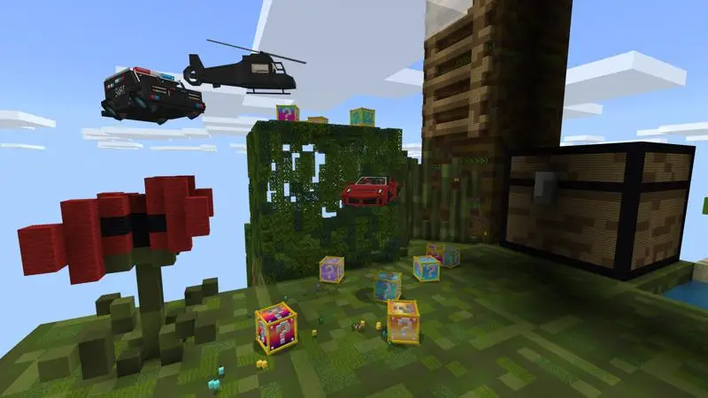 Скриншот Огромный Skyblock на удачу №2