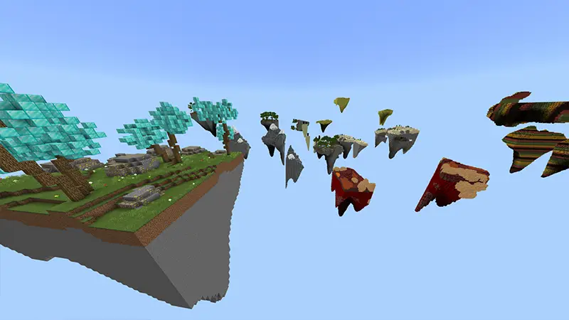 Скриншот Взломанный Skyblock №1