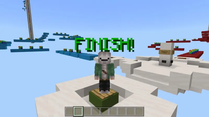 Скриншот Гонка с радужными блоками №3