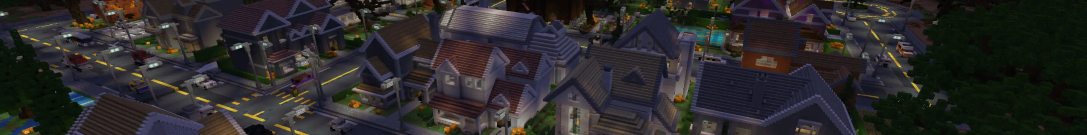 Улица Хэллоуина panorama