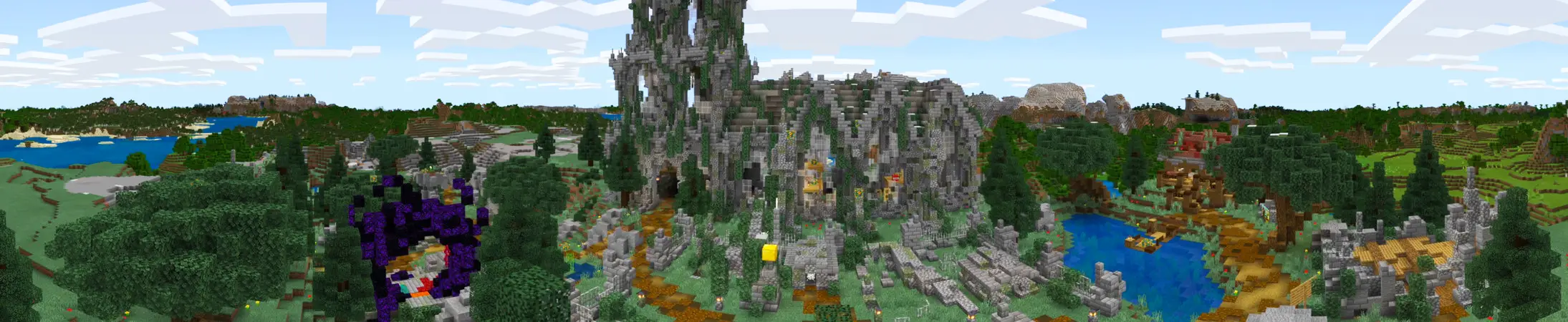 Древние блоки удачи panorama