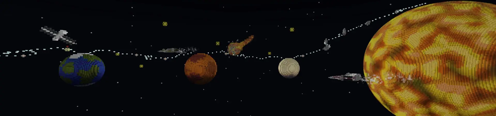 Паркур Солнечной системы panorama