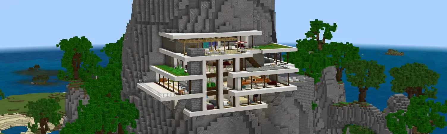 Особняк на скале panorama