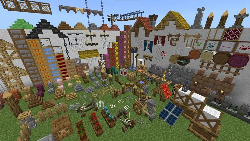 Скриншот Дополнение «Уникальные блоки» №1