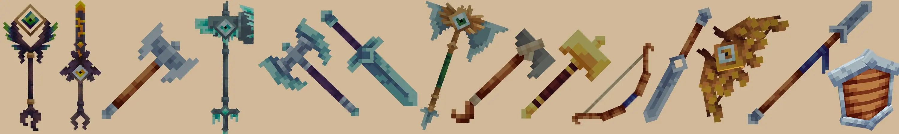 Оружие Skyblock panorama