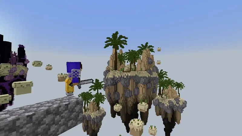 Скриншот Приключения в Skyblock №2