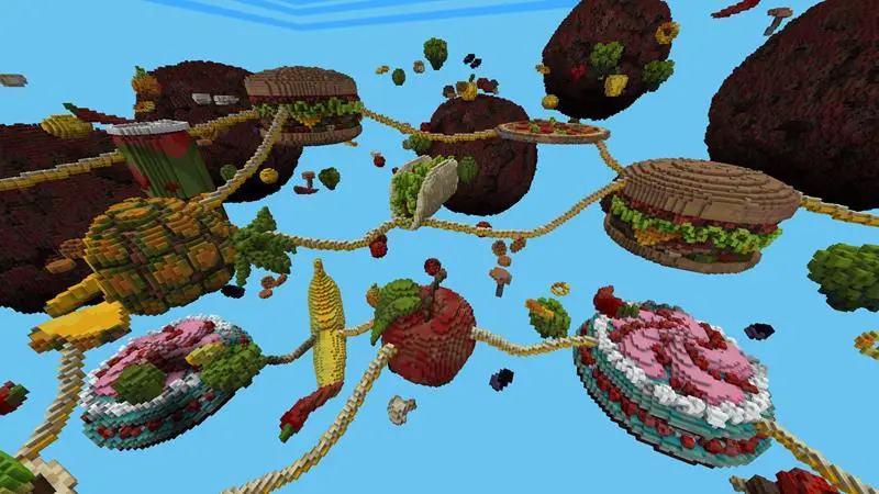 Скриншот Еда в Skyblock №3