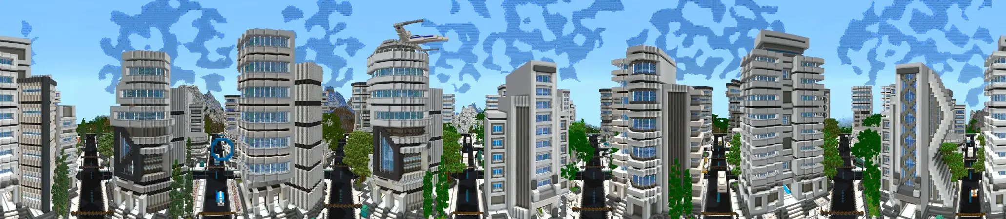 Космический город panorama