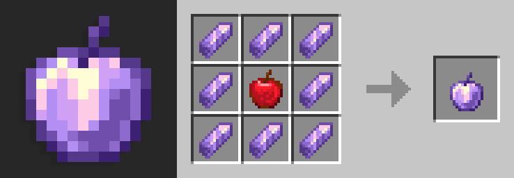 Крафт аметистового яблока