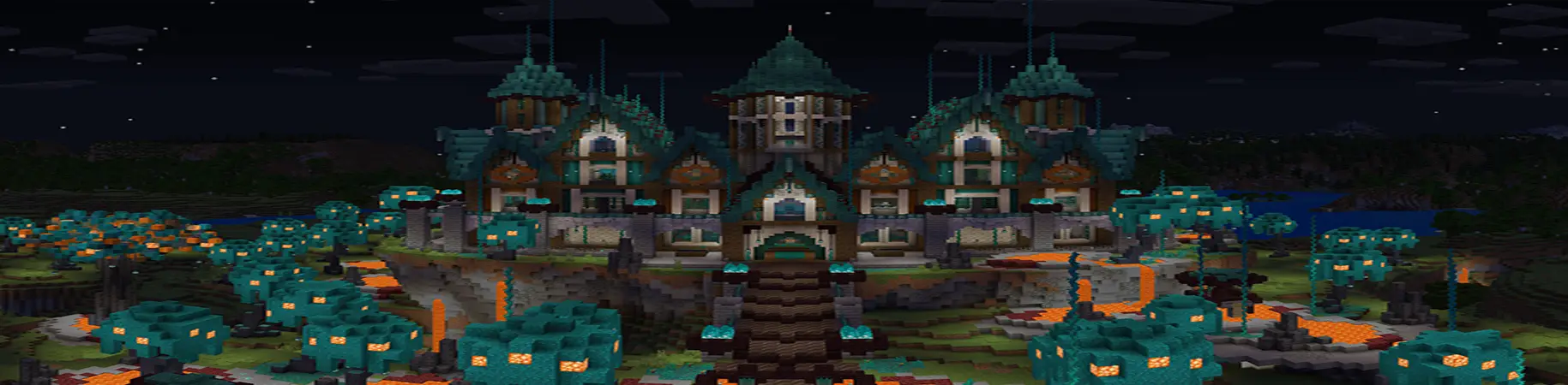 Искажённый особняк panorama