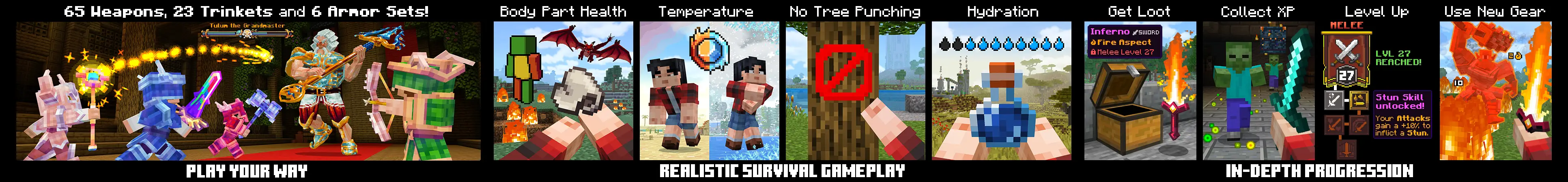 RLCraft Bedrock Edition 1.1.0 panorama