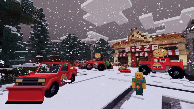 Скриншот Новогодний симулятор доставки пиццы №2