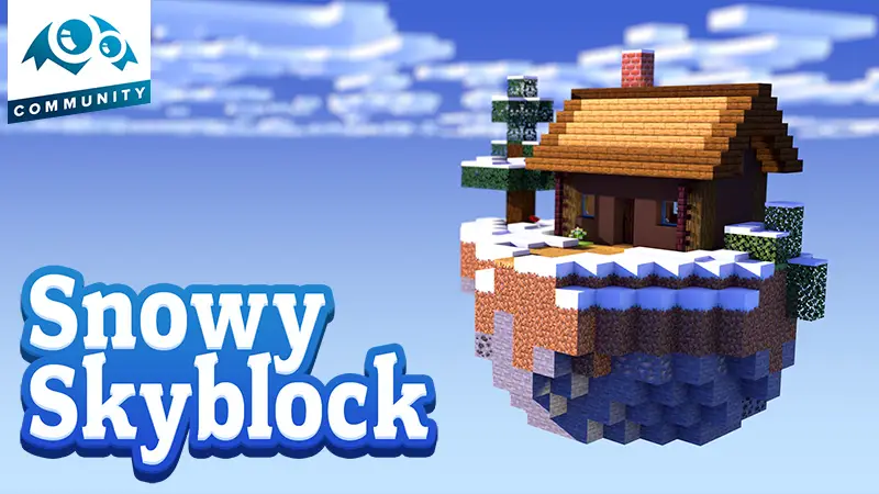 Снежный блок Skyblock