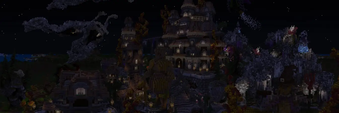 Город Хеллоуин panorama