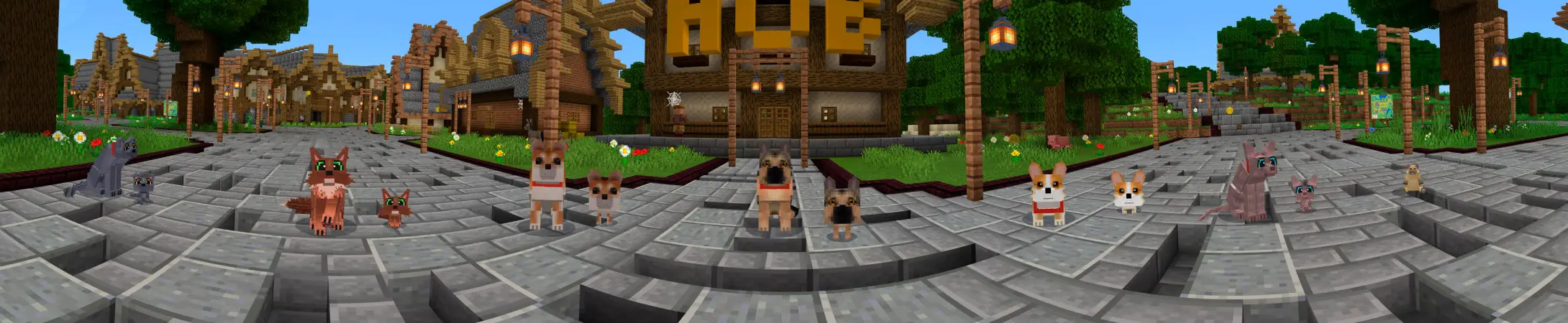 Создаваемые питомцы panorama