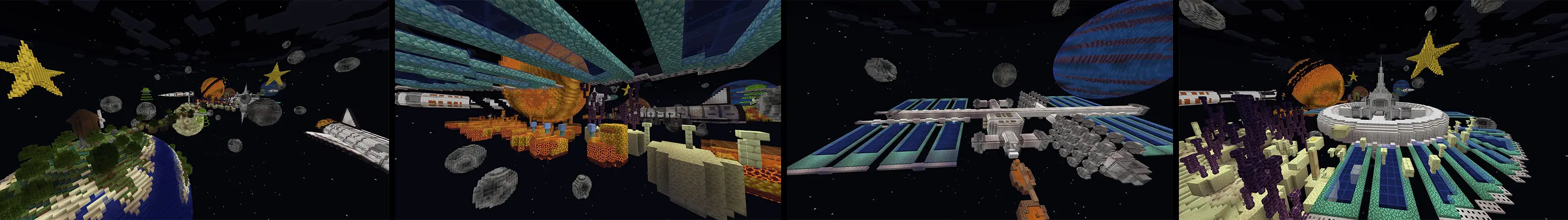 Космический паркур panorama