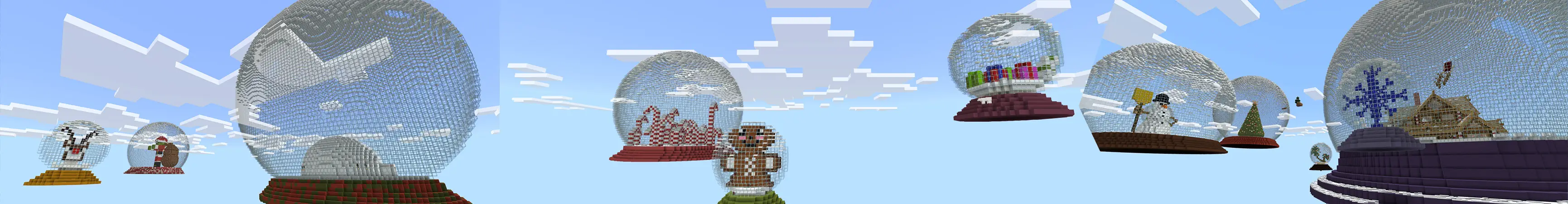 Skyblock: зима panorama