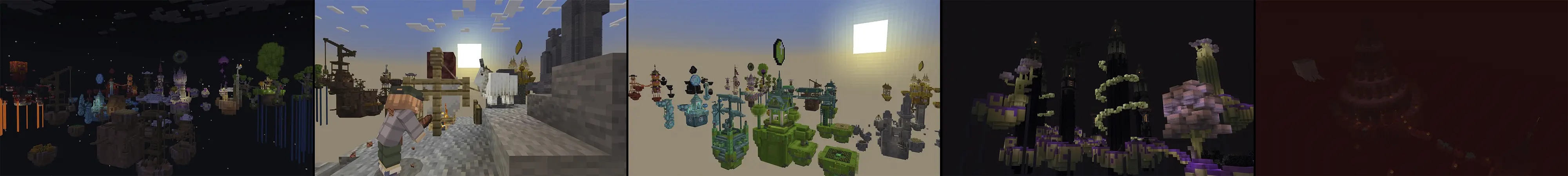 Руда Skyblock panorama