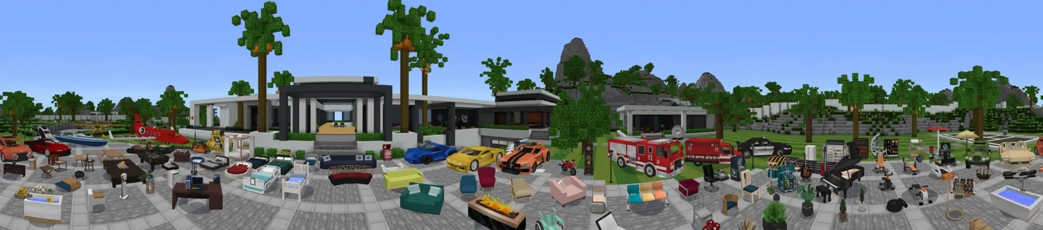 Роскошная мебель — современная panorama