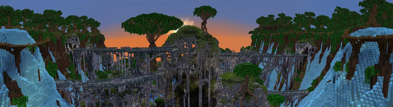 Священные водопады panorama