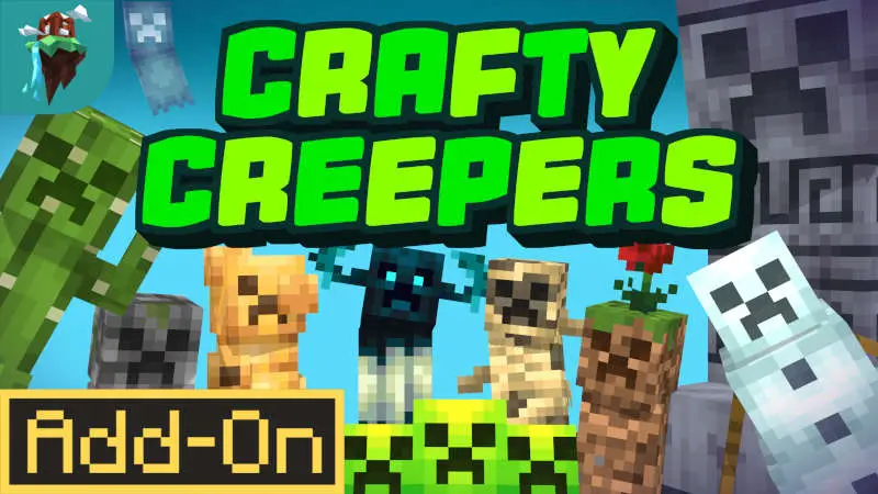 Хитрые криперы Add-On