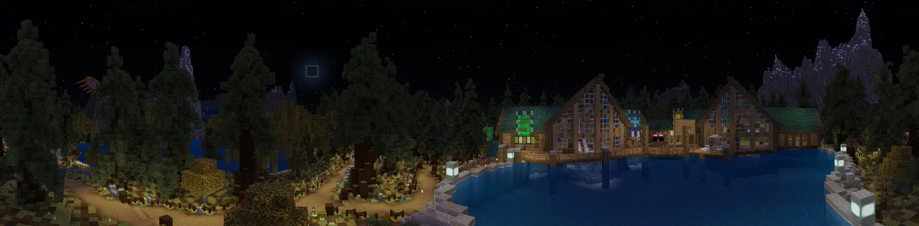 Лесная опушка panorama