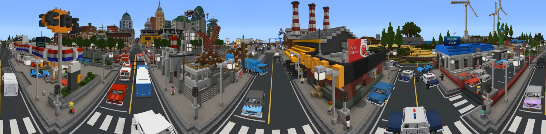 Городская жизнь panorama