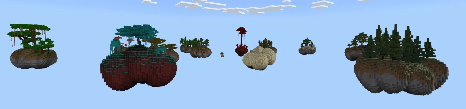Мечты Skyblock panorama