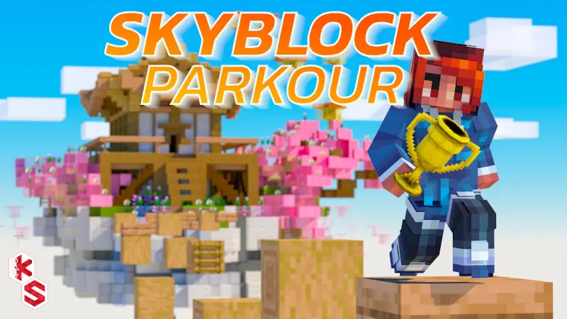 Skyblock: паркур