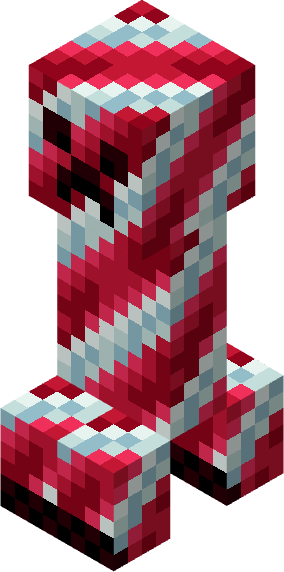 Красный конфетный крипер