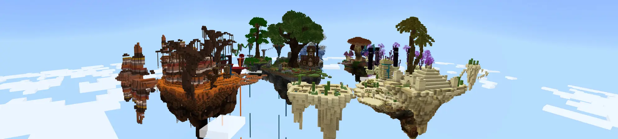 Измерения Skyblock panorama