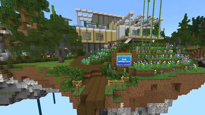 Скриншот Skyblock: нубы против профи №1