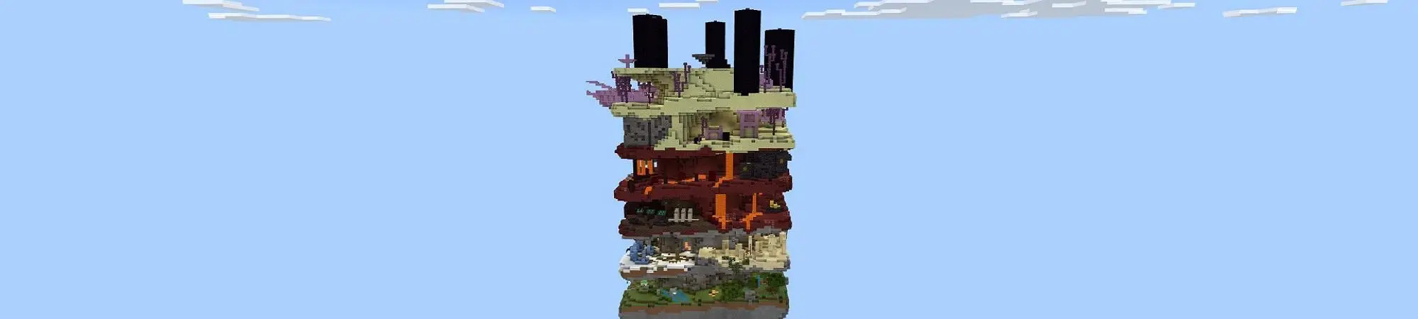 Кубический паркур panorama