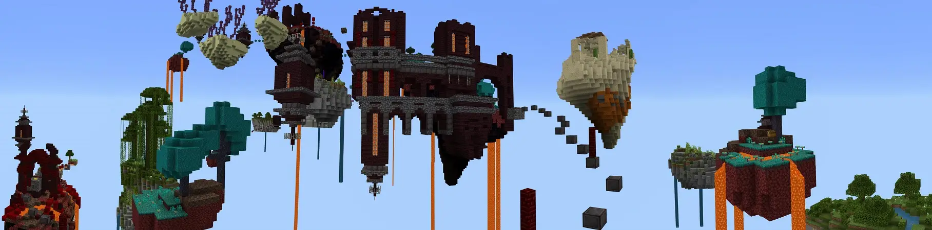 Skyblock: паркур IV panorama