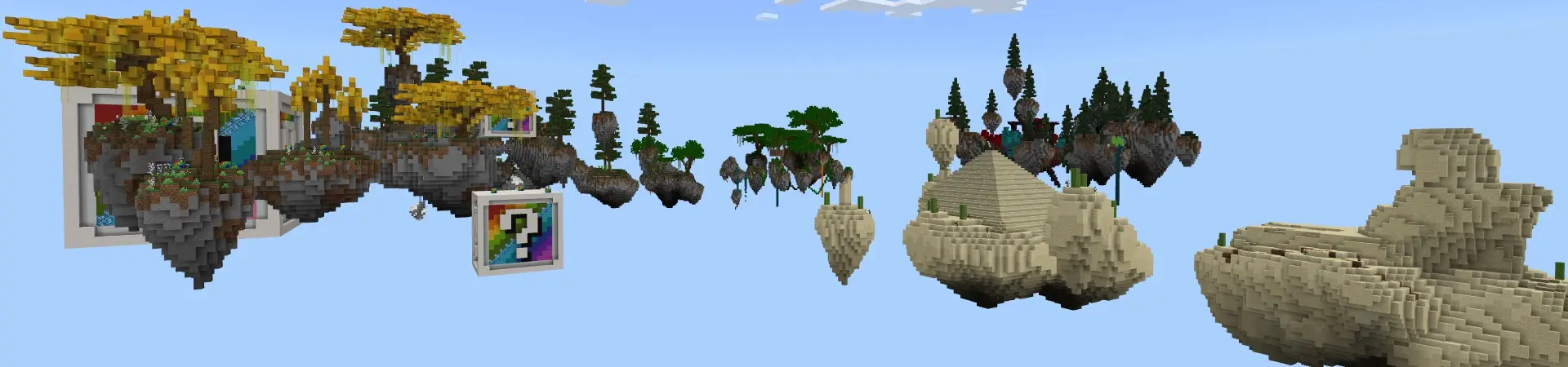 Улучшенный Skyblock panorama