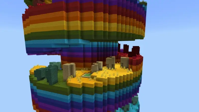 Скриншот Радужный паркур №2