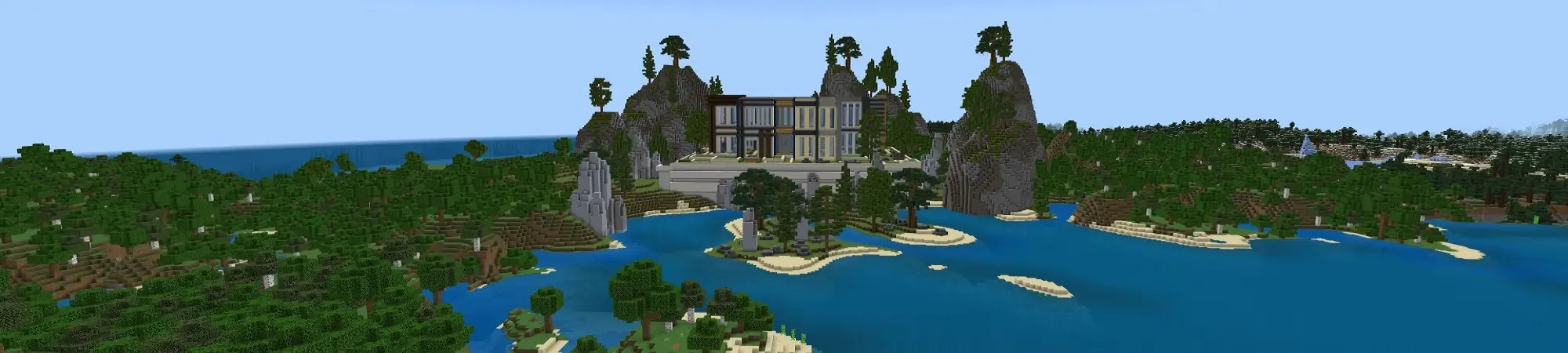 Современный особняк panorama