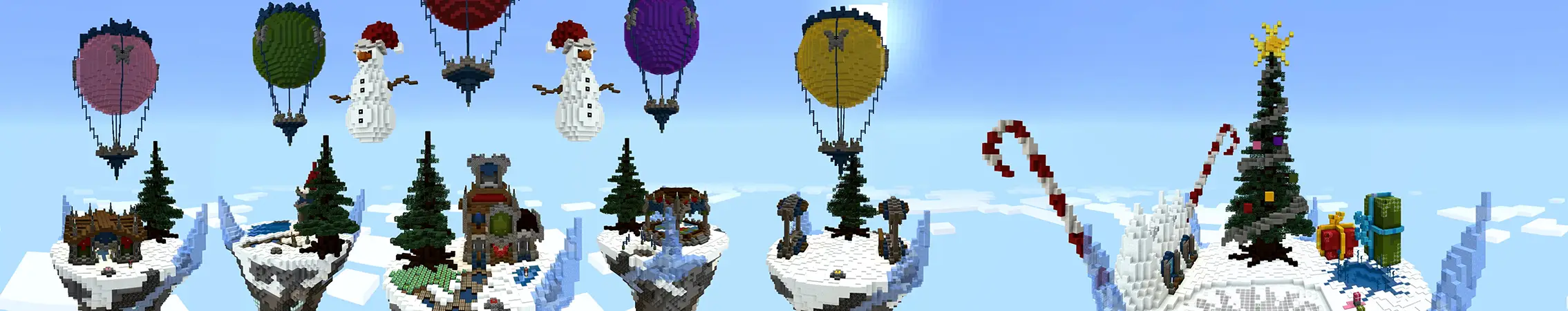 Зимние подарки panorama