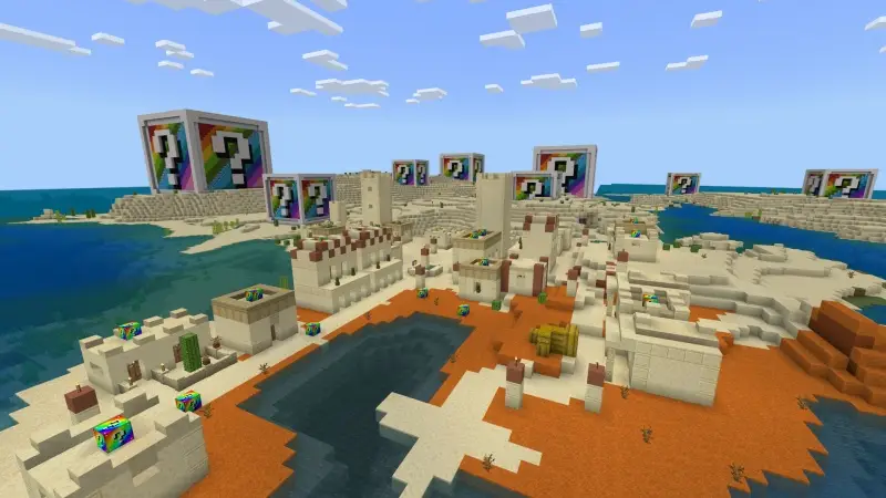 Скриншот Классические радужные блоки №1