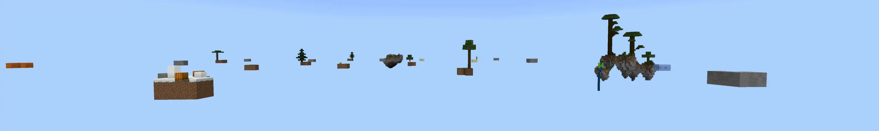 Skyblock с одним блоком panorama