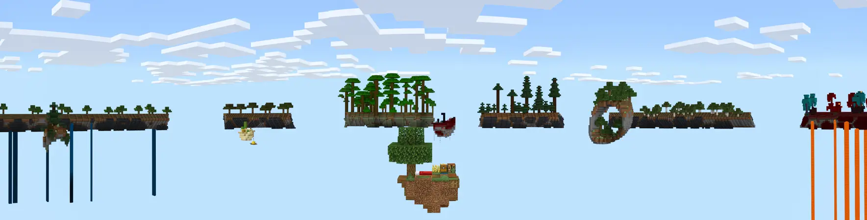 Skyblock: кольца panorama