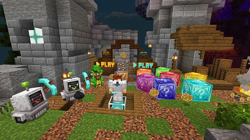 Скриншот Огромный Skyblock на удачу №4