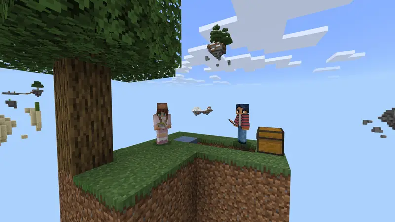 Скриншот Продвинутый Skyblock №1